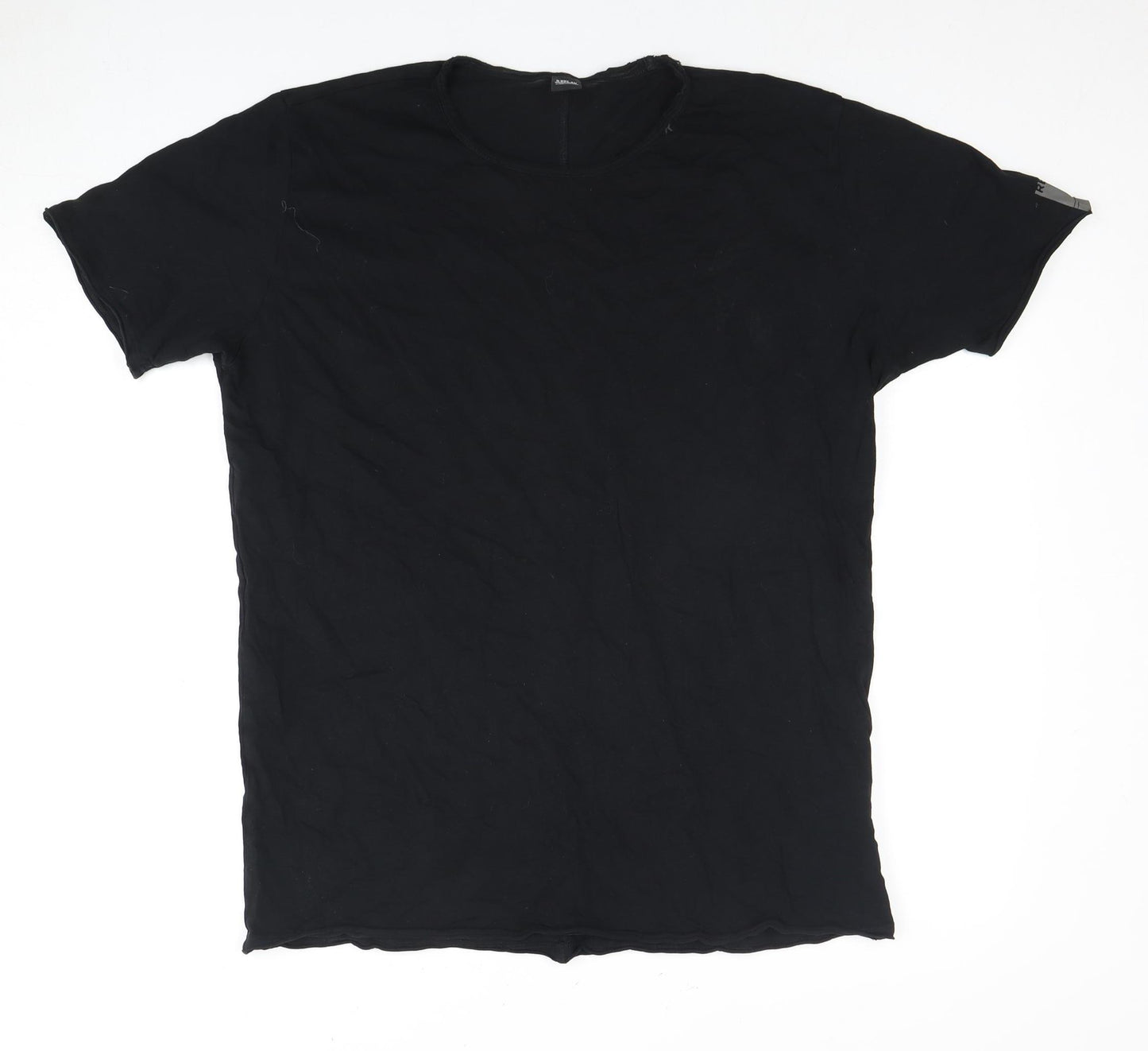 Replay Men's Black XL Cotton T-Shirt, Excellent Condition