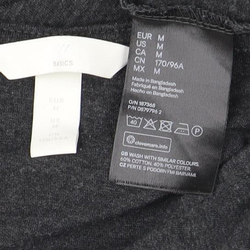 H&M Basics Women's Black Tank Dress in Size M