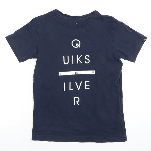 Quiksilver Boys Blue Graphic T-Shirt 8 Years