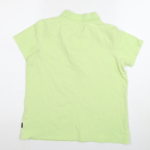 Maine New England Women's Green Polo Shirt Size 12