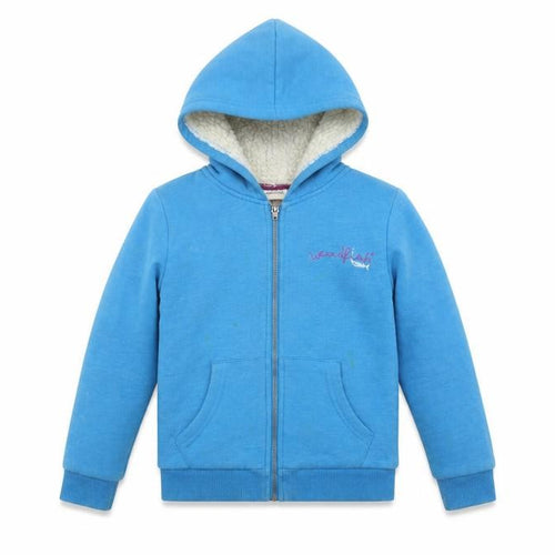 Weird Fish Girls Blue Full Zip Hoodie 7-8 Years