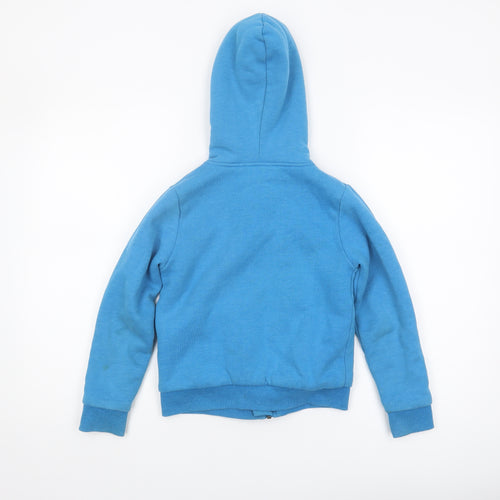 Weird Fish Girls Blue Full Zip Hoodie 7-8 Years