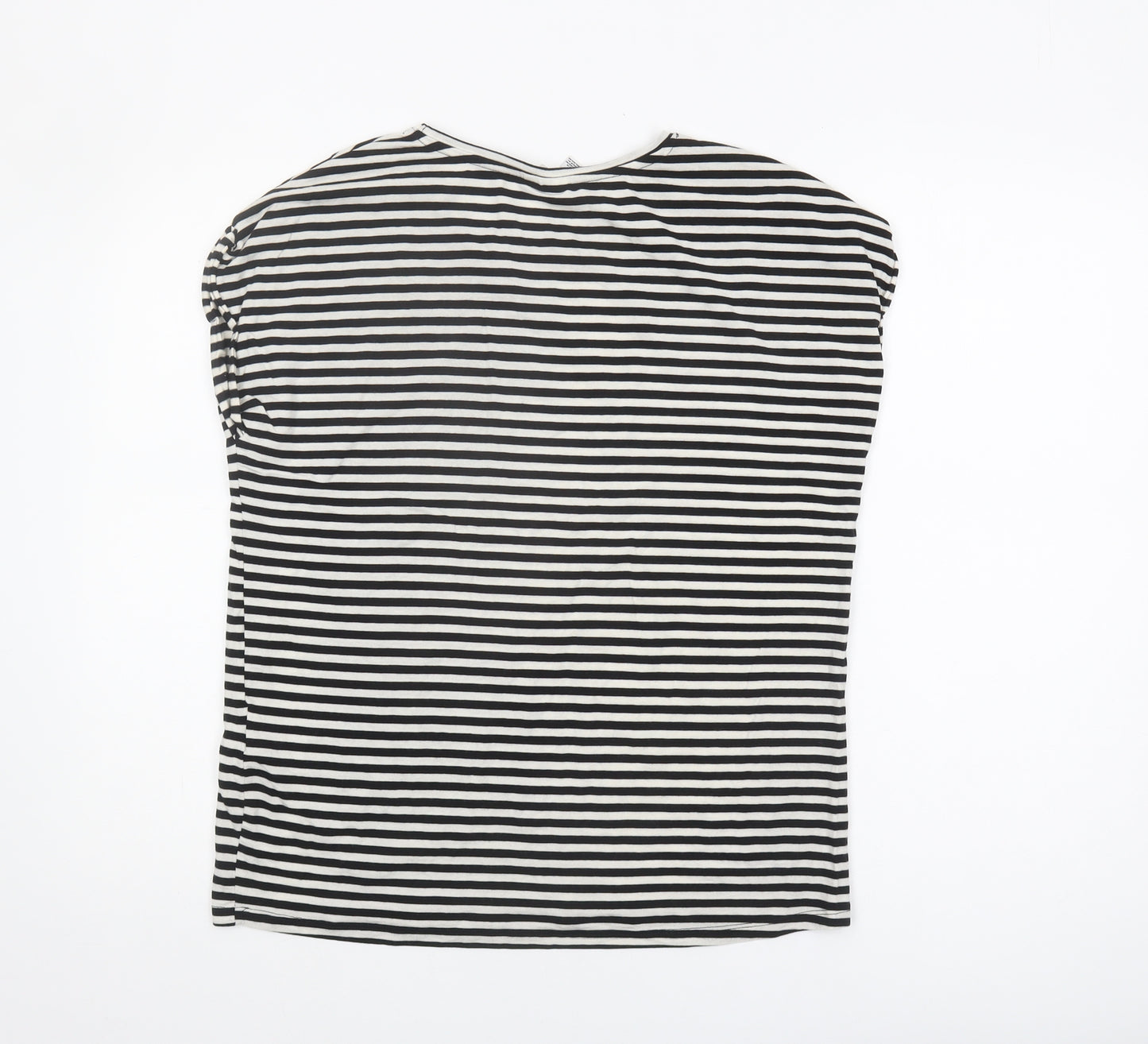 Vero Moda Women's Striped T-Shirt, Black, Size S