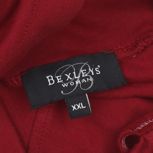 Bexleys Women's Red 2XL Sweatshirt with Rhinestones