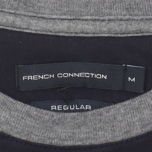 French Connection Men's Multicoloured Crew Neck T-Shirt M