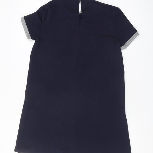 Zara Trafaluc Women's Blue Shift Dress Size 8
