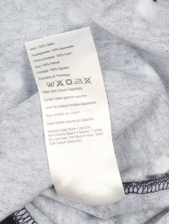 Joules Women's Blue Polka Dot Shift Dress Size 12