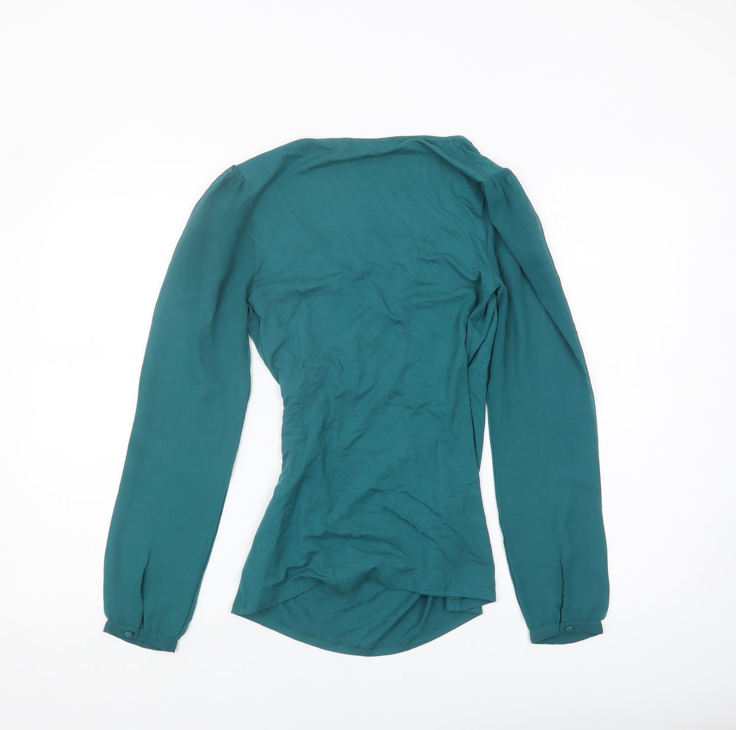 Boden Women's Green Wrap Blouse Size 8