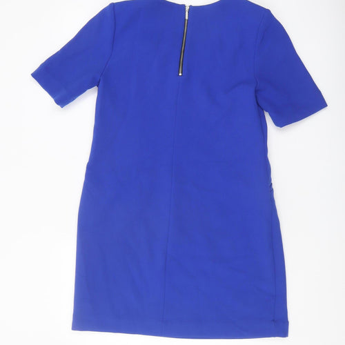 Oliver Bonas Women's Blue Sheath Dress Size 10