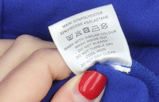 Oliver Bonas Women's Blue Sheath Dress Size 10