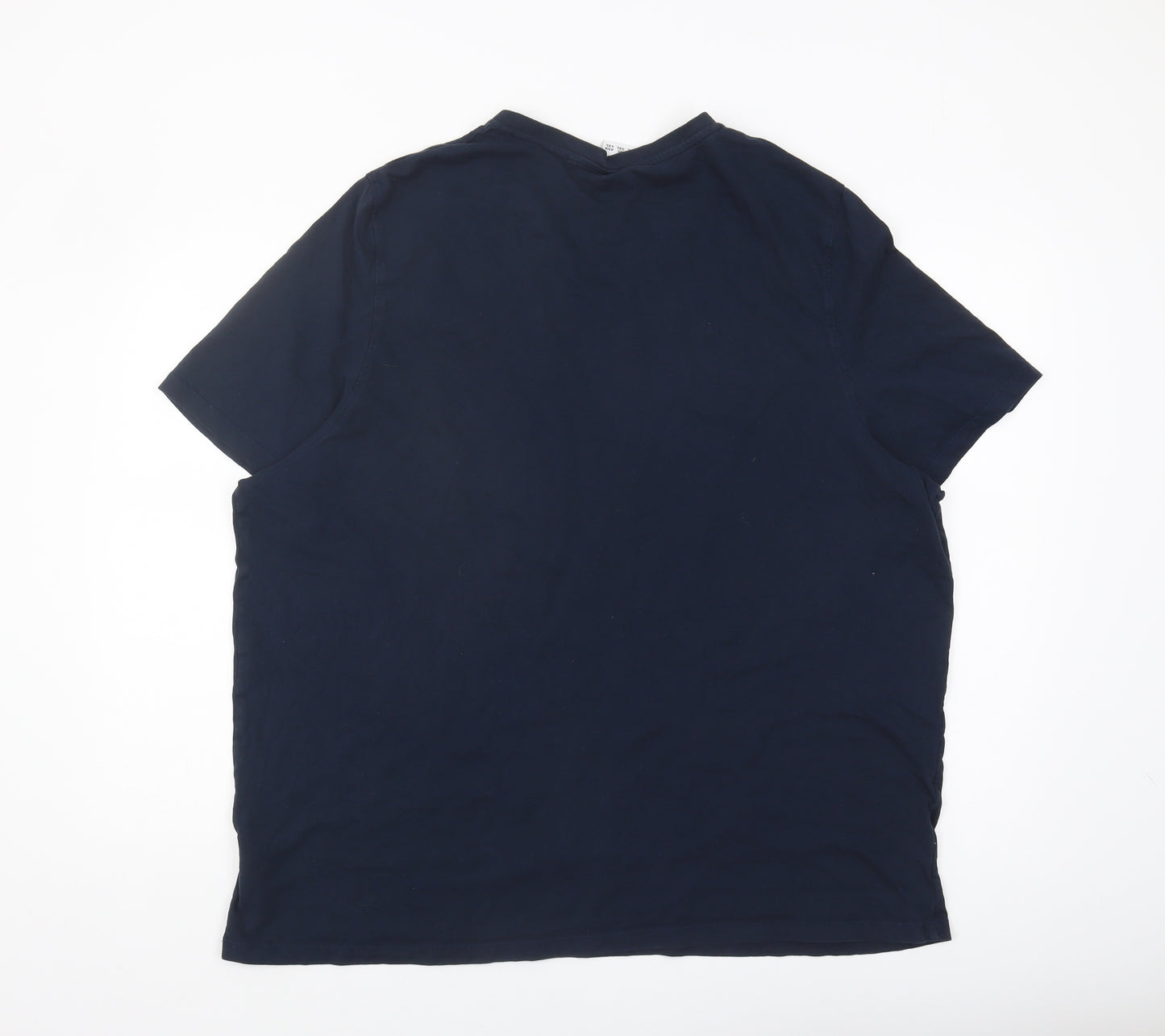 Slazenger Men's 3XL V-Neck Blue T-Shirt - Good Condition