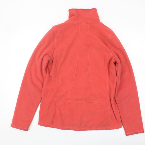 The North Face Women's Red Fleece Jacket, Size L, Casual Style