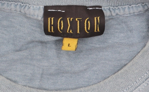 Hoxton Men’s Blue L 1977 Manhattan Graphic T-Shirt