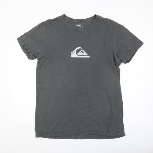 Quiksilver Men's Grey XL T-Shirt with Logo