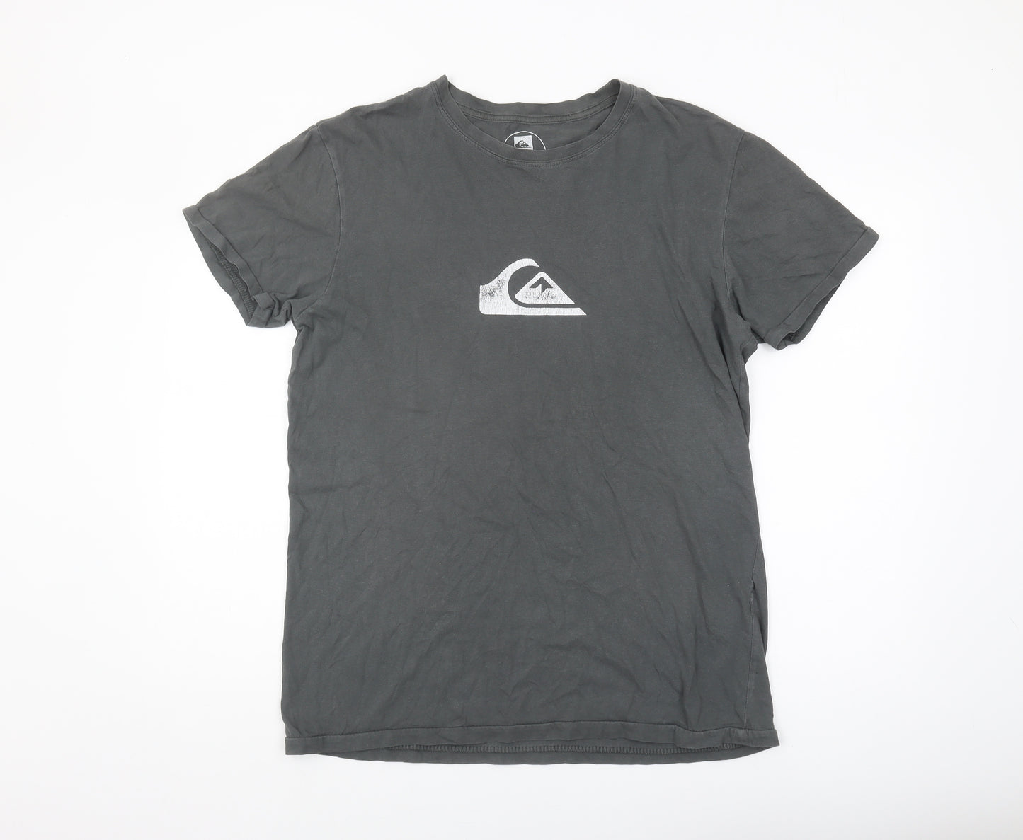 Quiksilver Men's Grey XL T-Shirt with Logo