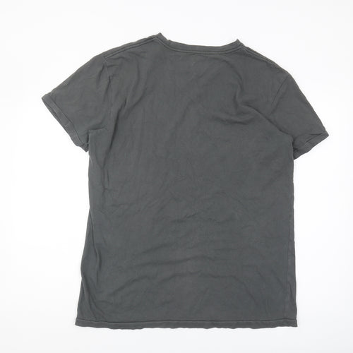 Quiksilver Men's Grey XL T-Shirt with Logo