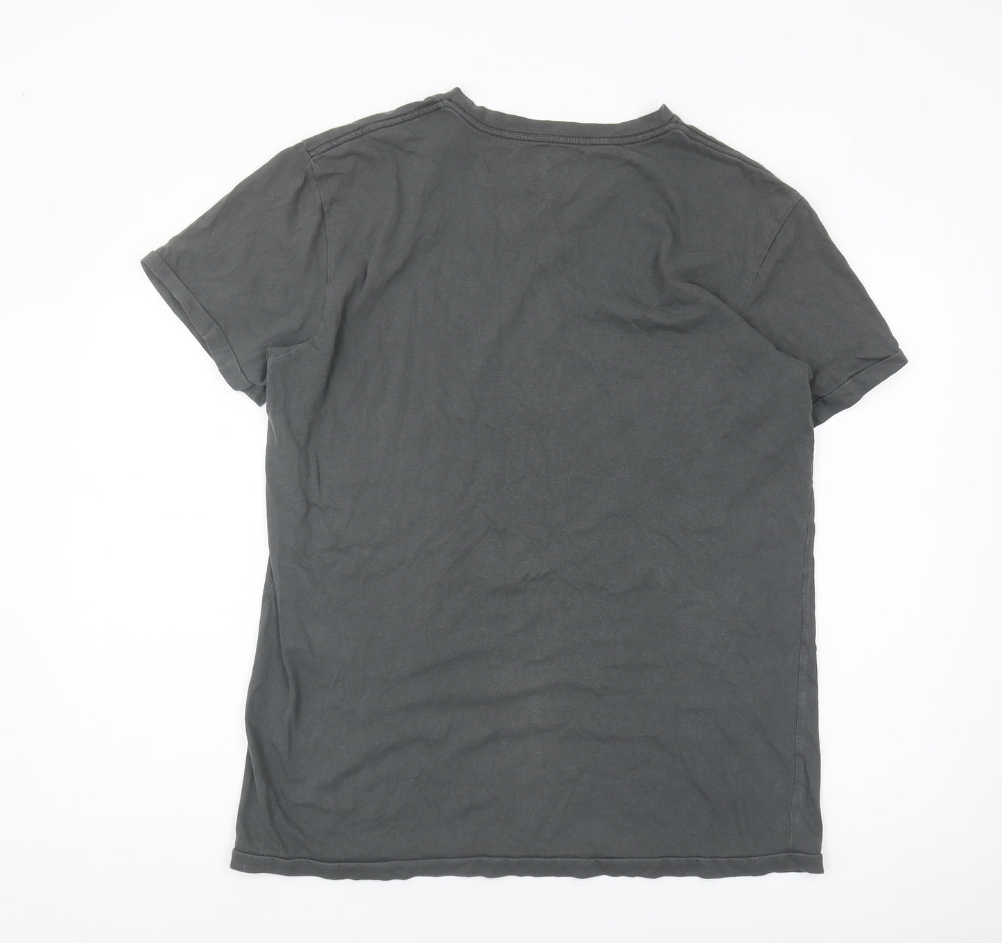 Quiksilver Men's Grey XL T-Shirt with Logo