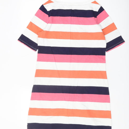 Gap Women's Multicoloured Striped T-Shirt Dress M