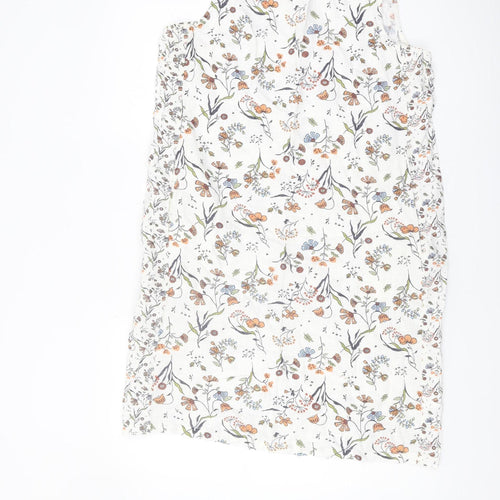 Next Women's Multicoloured Floral Sleeveless Dress Size 12