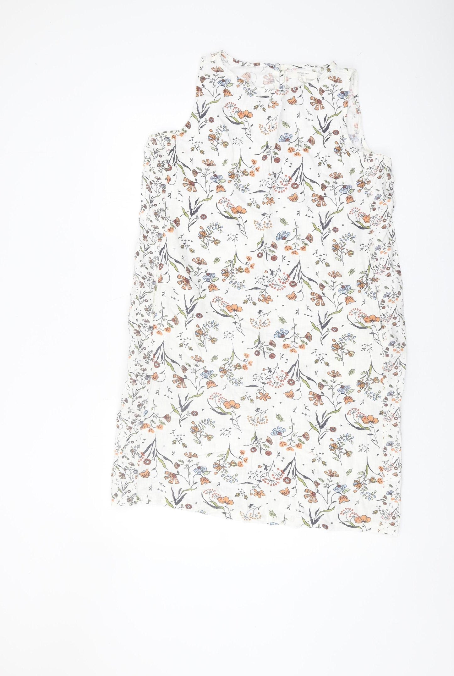 Next Women's Multicoloured Floral Sleeveless Dress Size 12