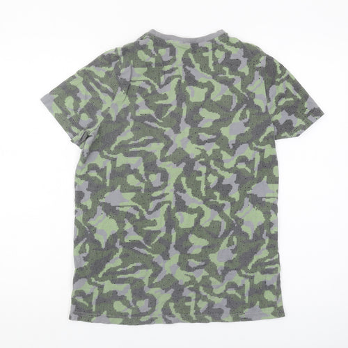 XBOX Boys Camouflage T-Shirt, Green Grey, 12-13 Yrs, Casual