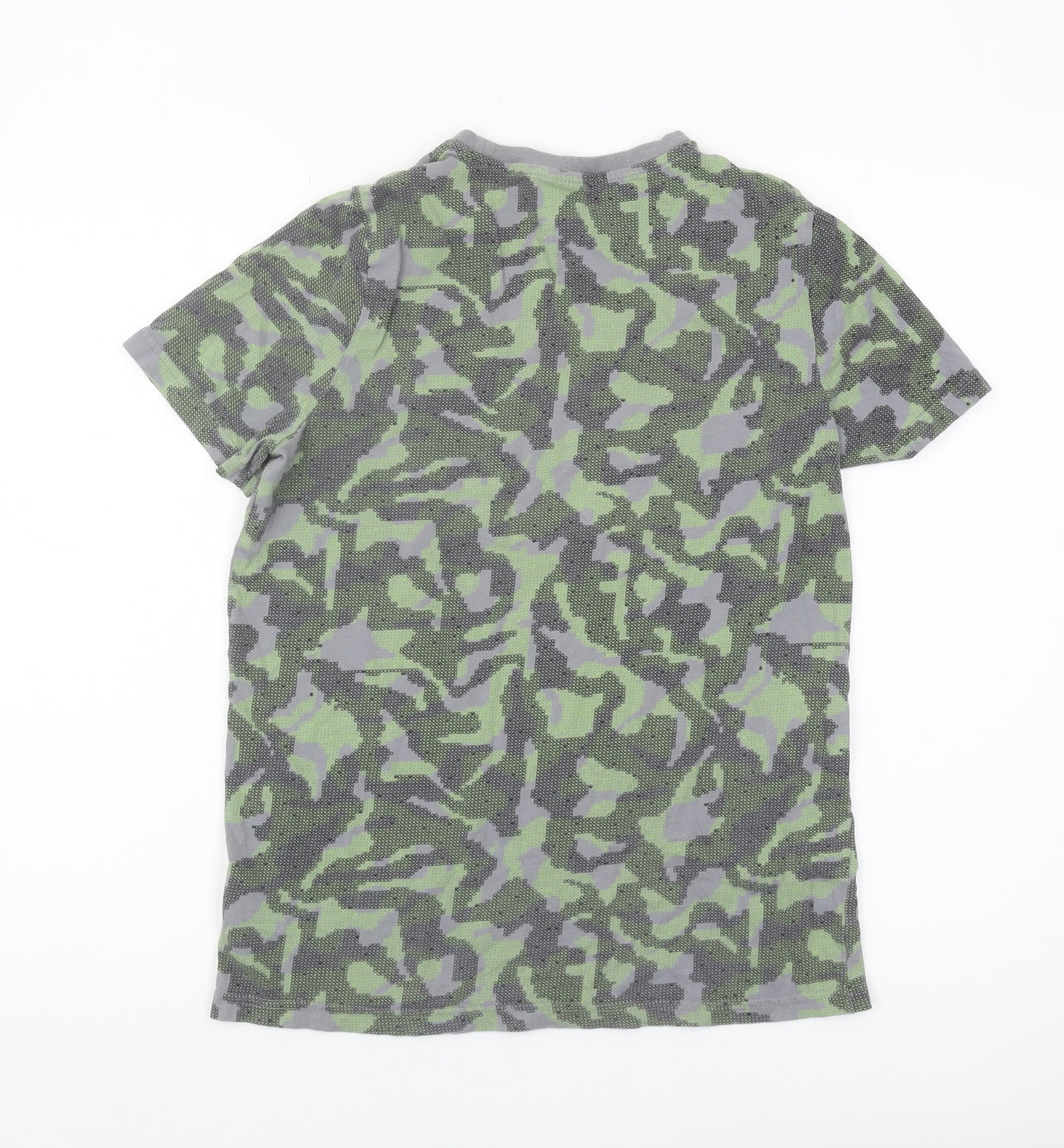 XBOX Boys Camouflage T-Shirt, Green Grey, 12-13 Yrs, Casual