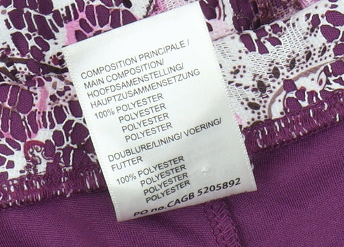 Damart Women's Multicoloured Floral Skirt Size 14