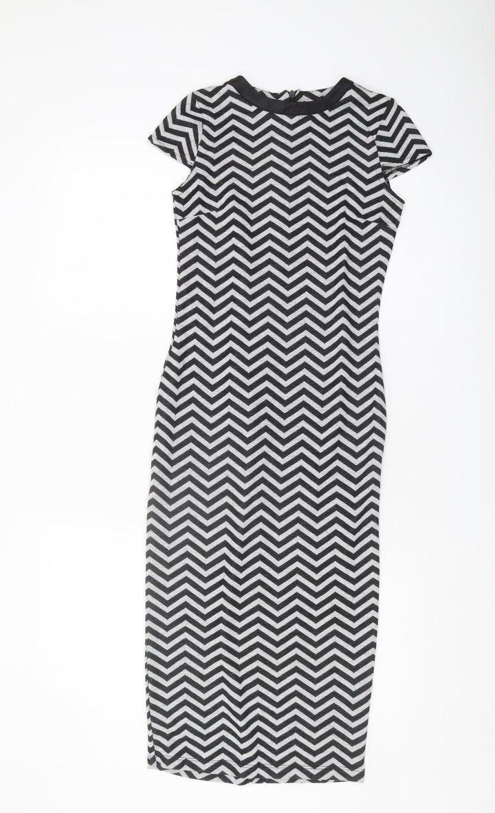 River Island Women's Chevron Dress Size 8
