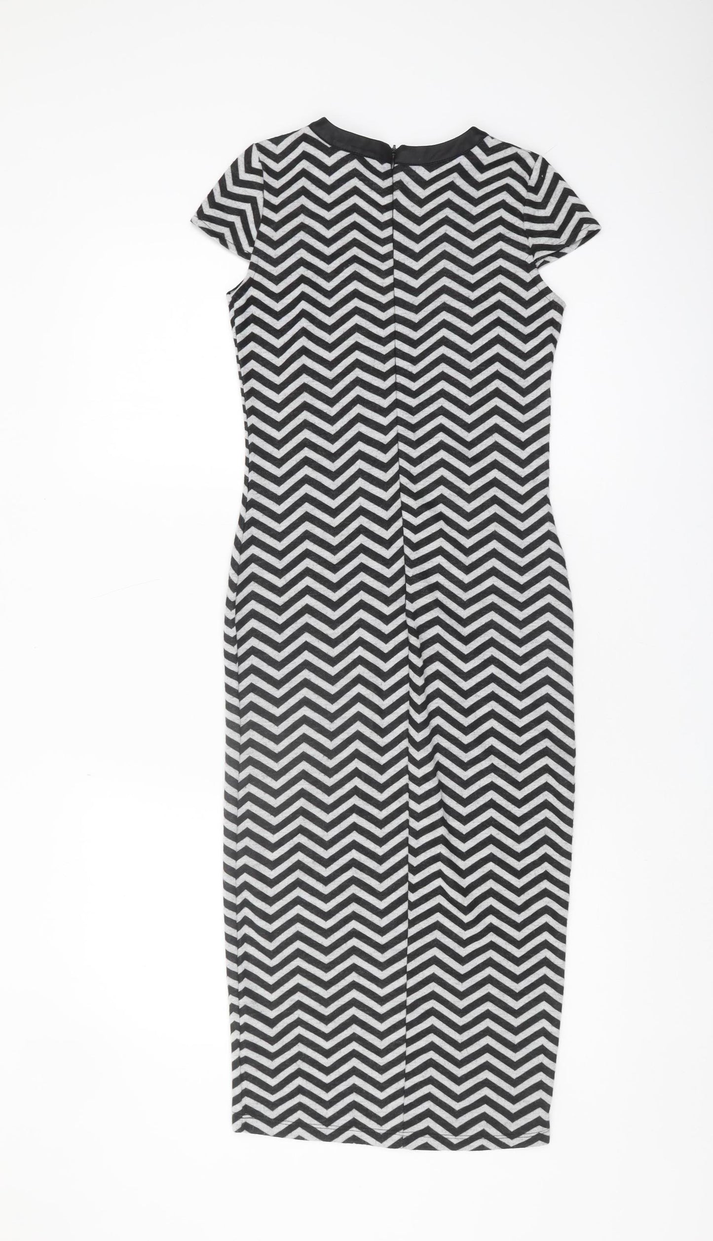 River Island Women's Chevron Dress Size 8