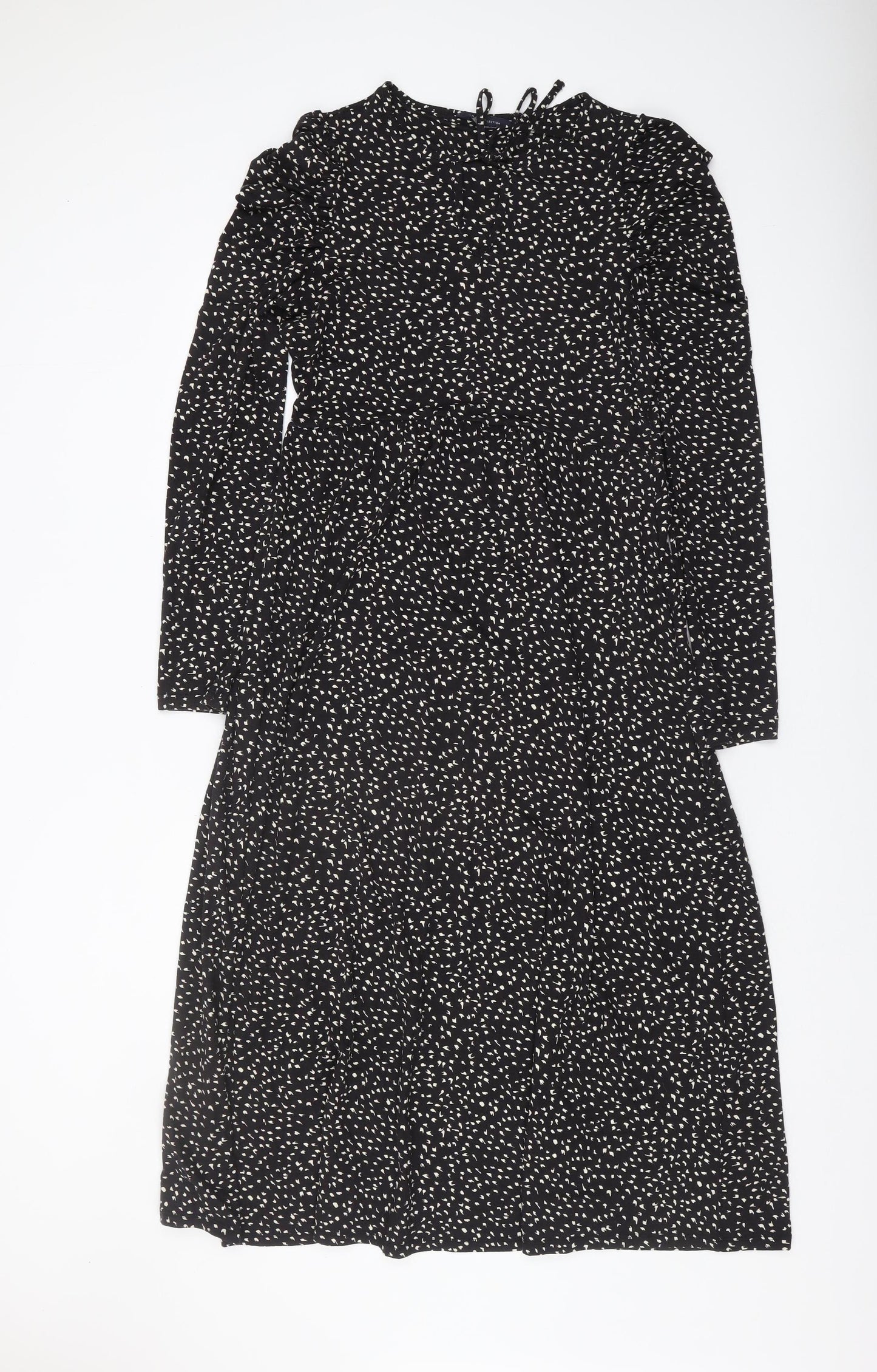 Marks and Spencer Womens Black Midi Dress Size 10