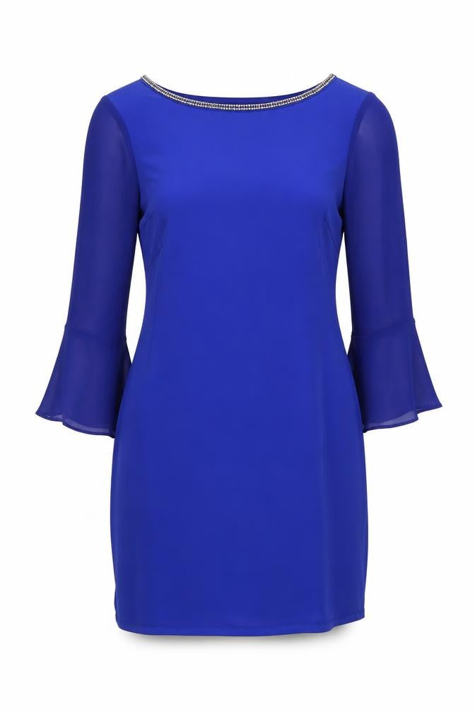 Dorothy Perkins Blue Sheath Dress, Size 10, Party Perfect