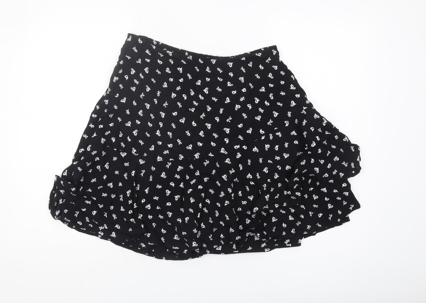 Marks and Spencer Women's Black A-Line Skirt Size 12