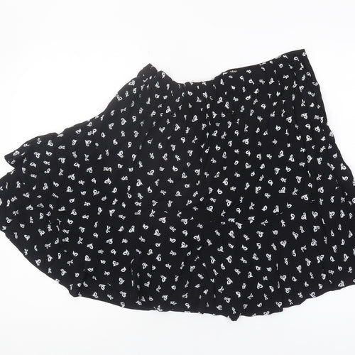 Marks and Spencer Women's Black A-Line Skirt Size 12