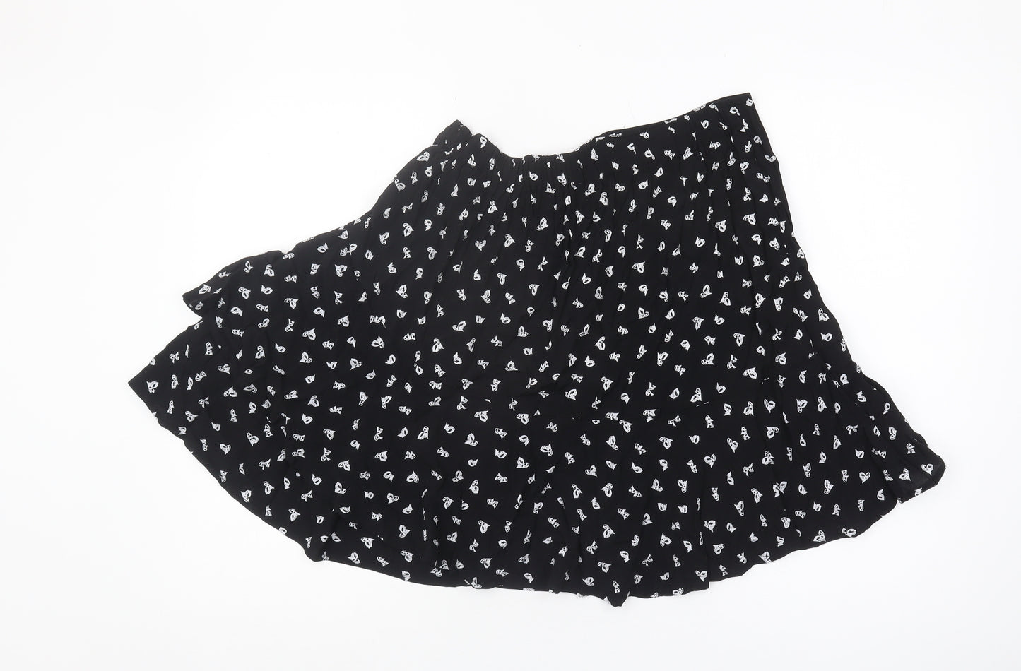 Marks and Spencer Women's Black A-Line Skirt Size 12