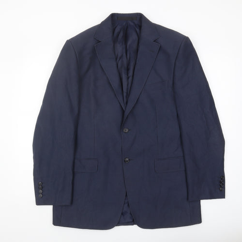 Marks & Spencer Men's Blue Blazer, Size 40R, Formal Wear