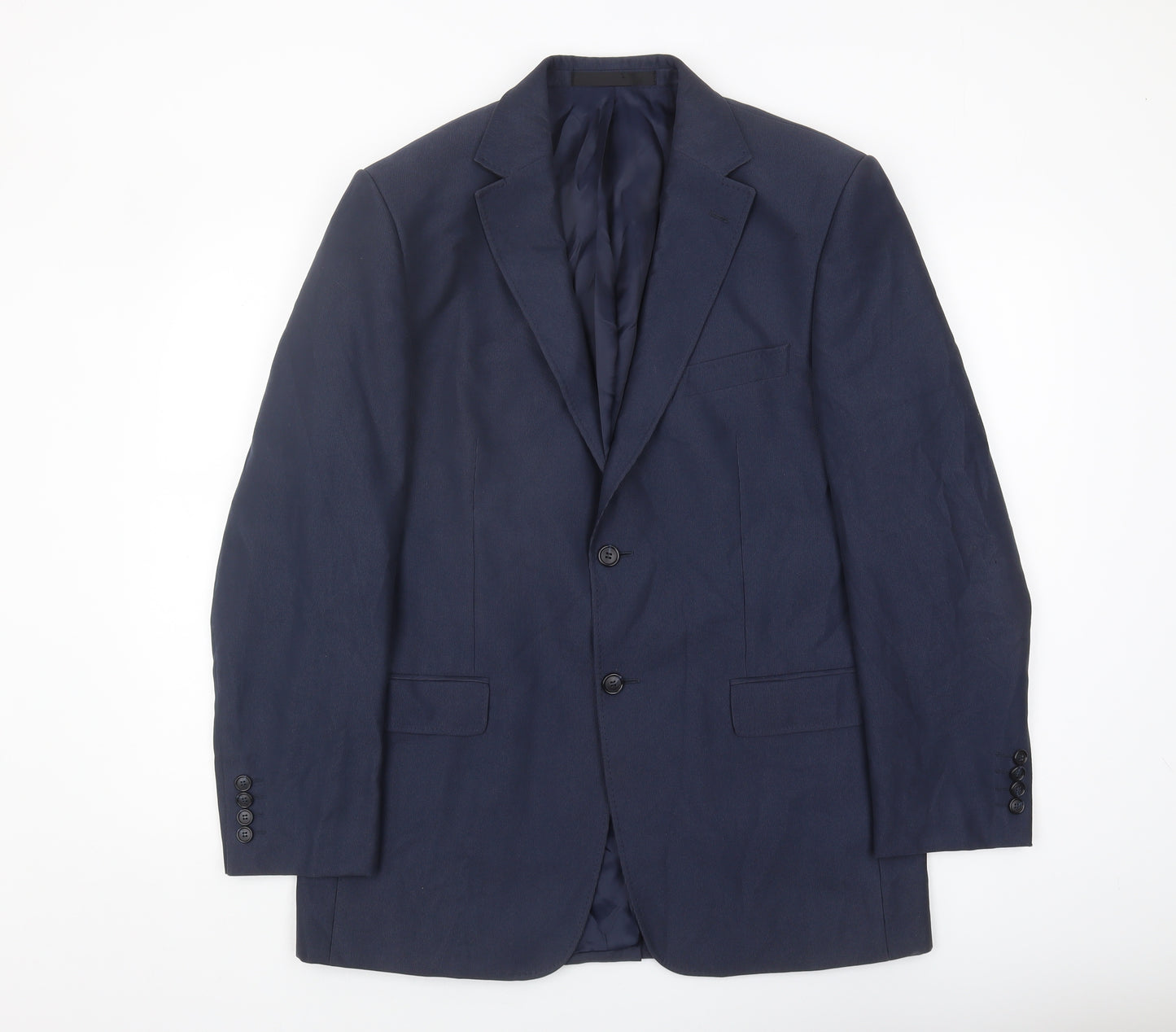 Marks & Spencer Men's Blue Blazer, Size 40R, Formal Wear