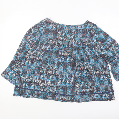 Marks & Spencer Women's Multicoloured Aztec Tunic Blouse, Size 14