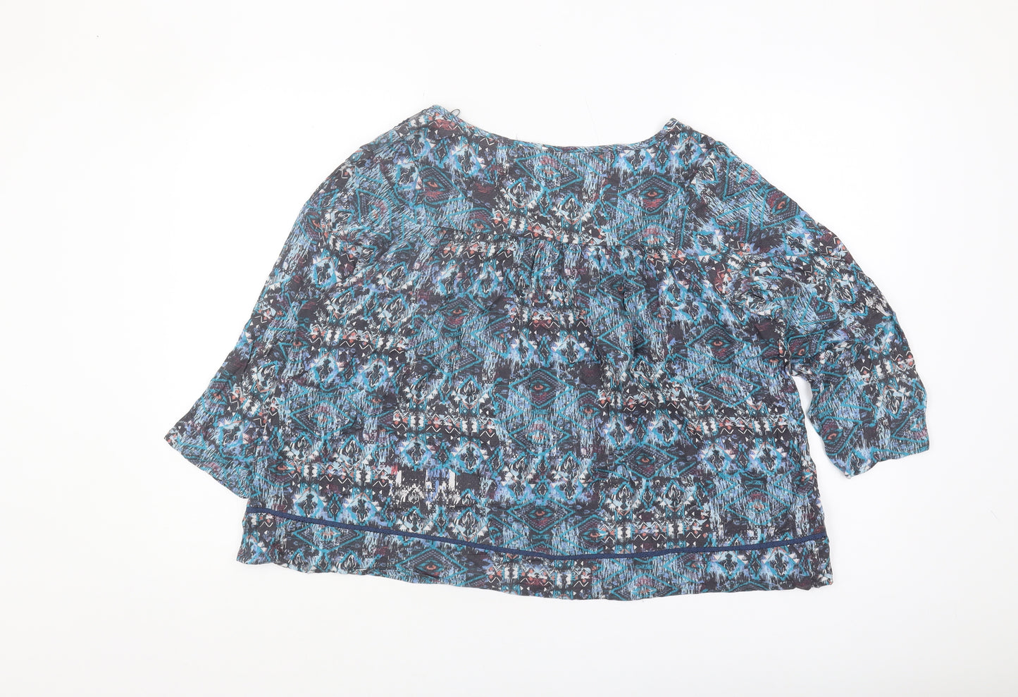 Marks & Spencer Women's Multicoloured Aztec Tunic Blouse, Size 14