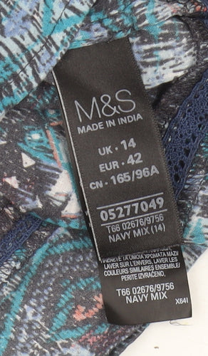 Marks & Spencer Women's Multicoloured Aztec Tunic Blouse, Size 14