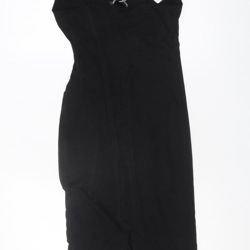 Bershka Women's Black Bodycon Dress Size 8