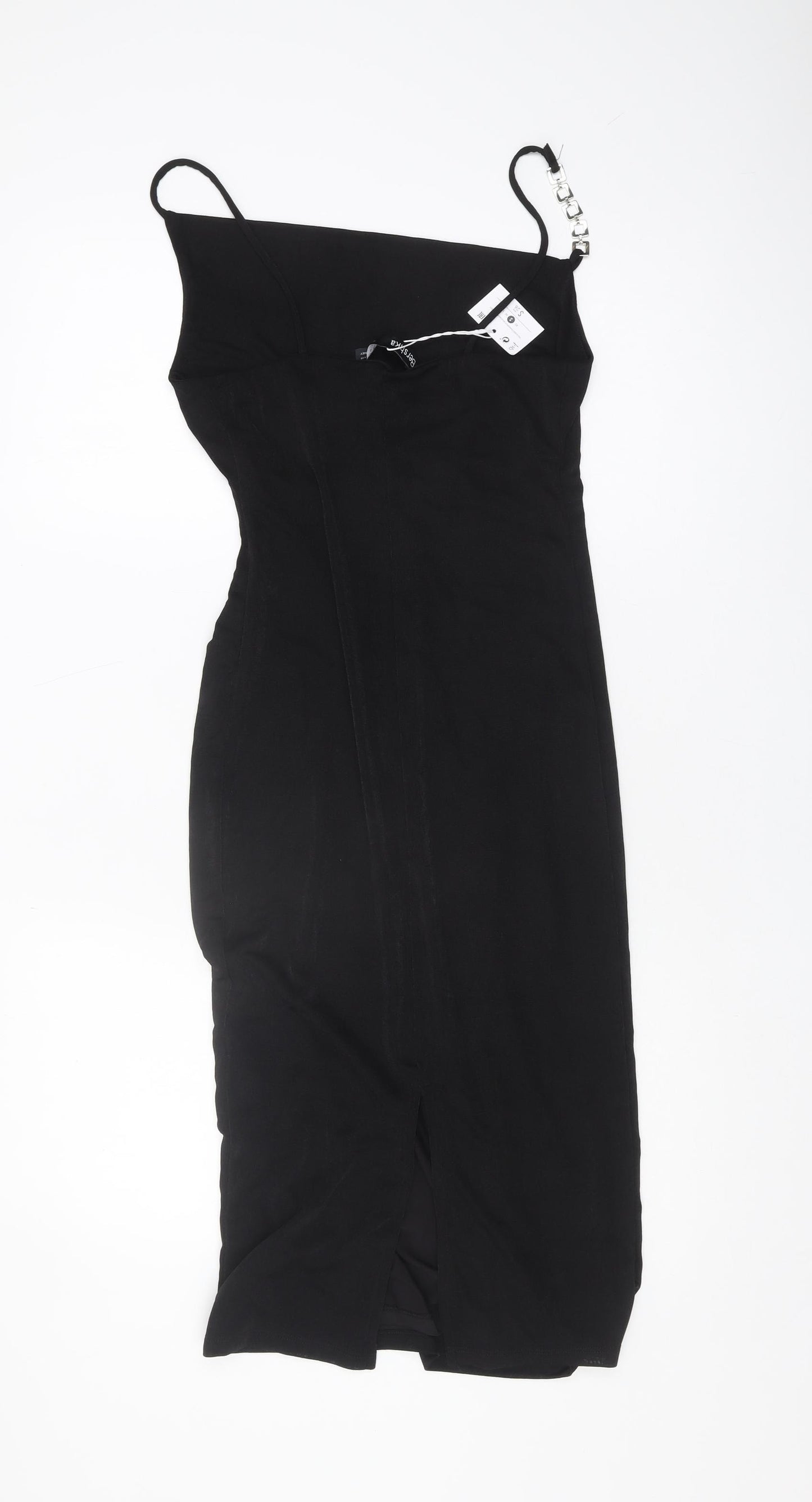 Bershka Women's Black Bodycon Dress Size 8