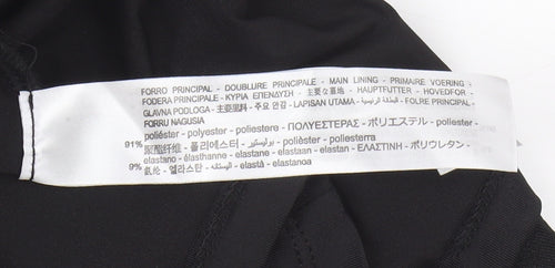 Bershka Women's Black Bodycon Dress Size 8