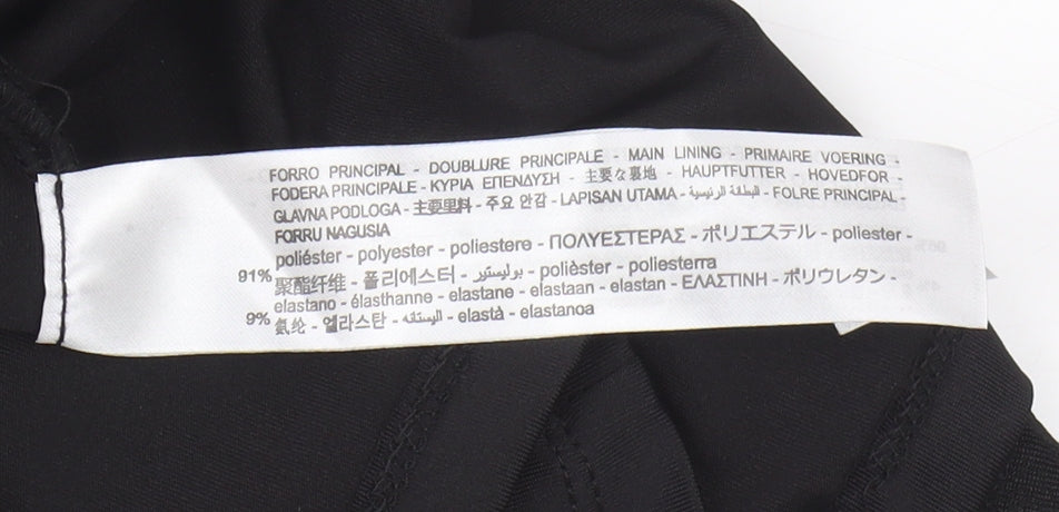 Bershka Women's Black Bodycon Dress Size 8