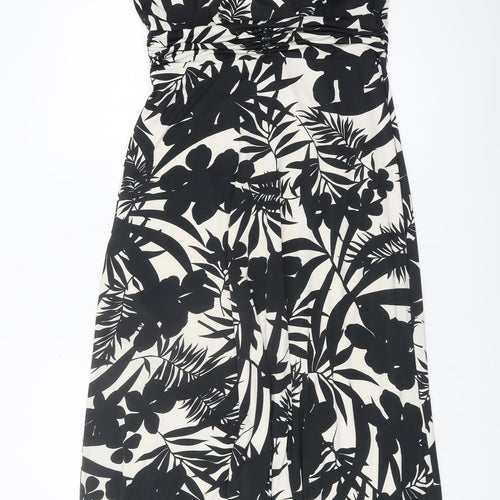 Precis Women’s Black & White Floral A-Line Dress