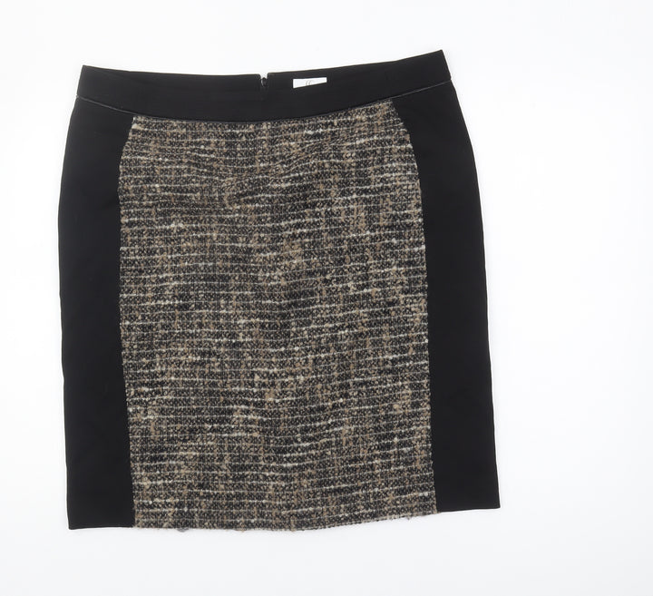 CC Women's Multicoloured Pencil Skirt Size 18
