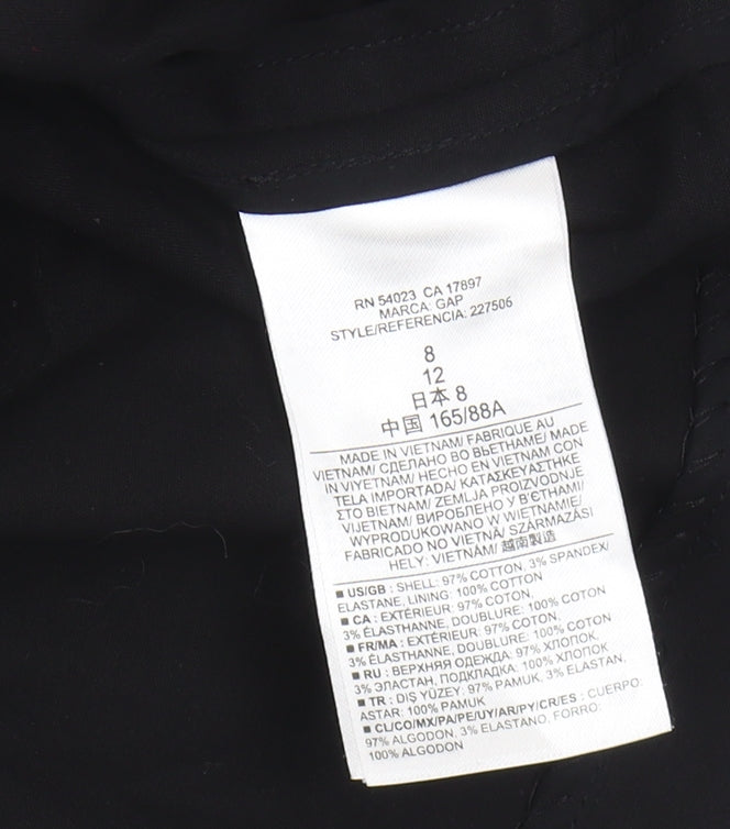 Gap Women's Black Sheath Dress Size 8 Classic Style