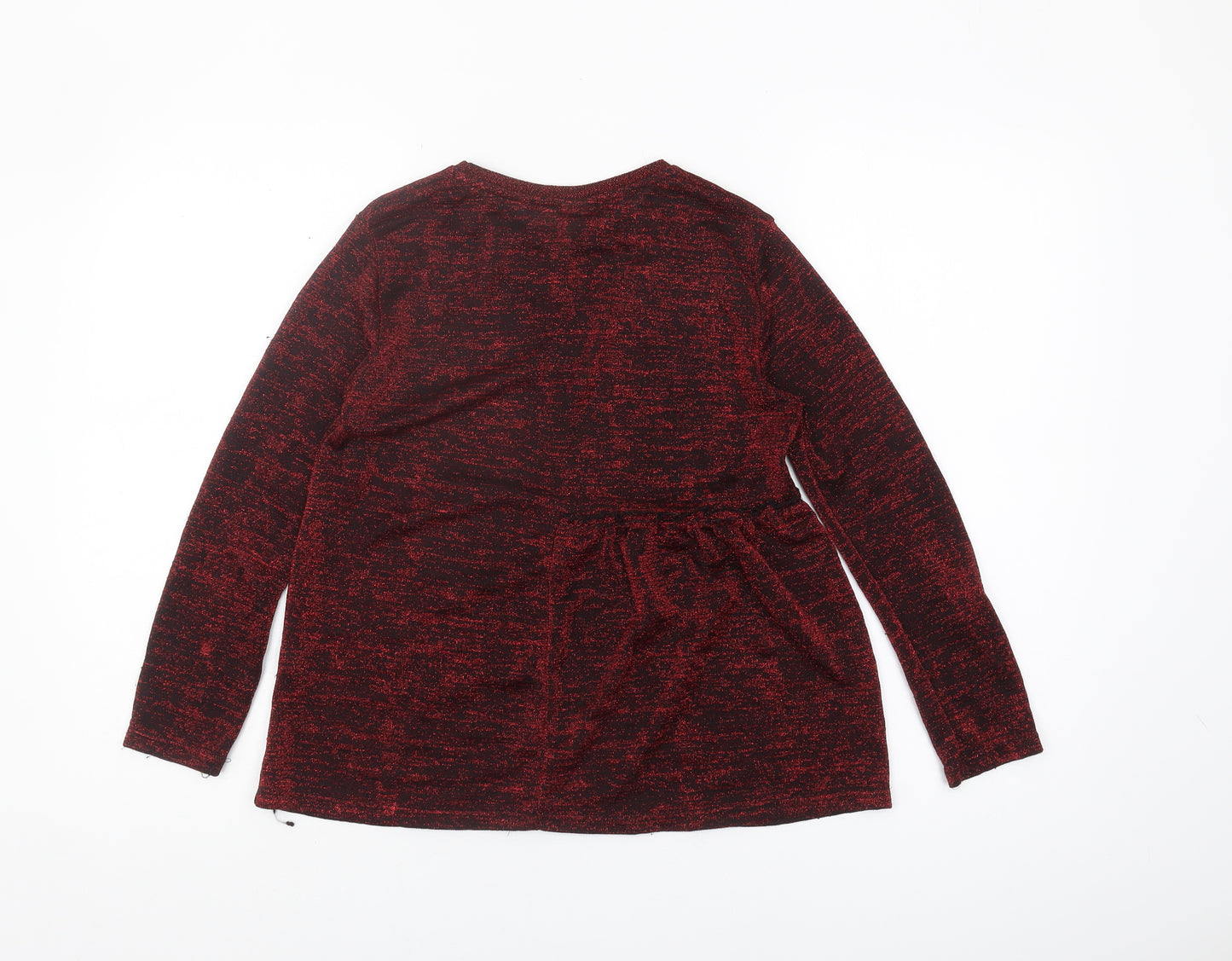 Zara Girls Red Long Sleeve Top 11-12 Years