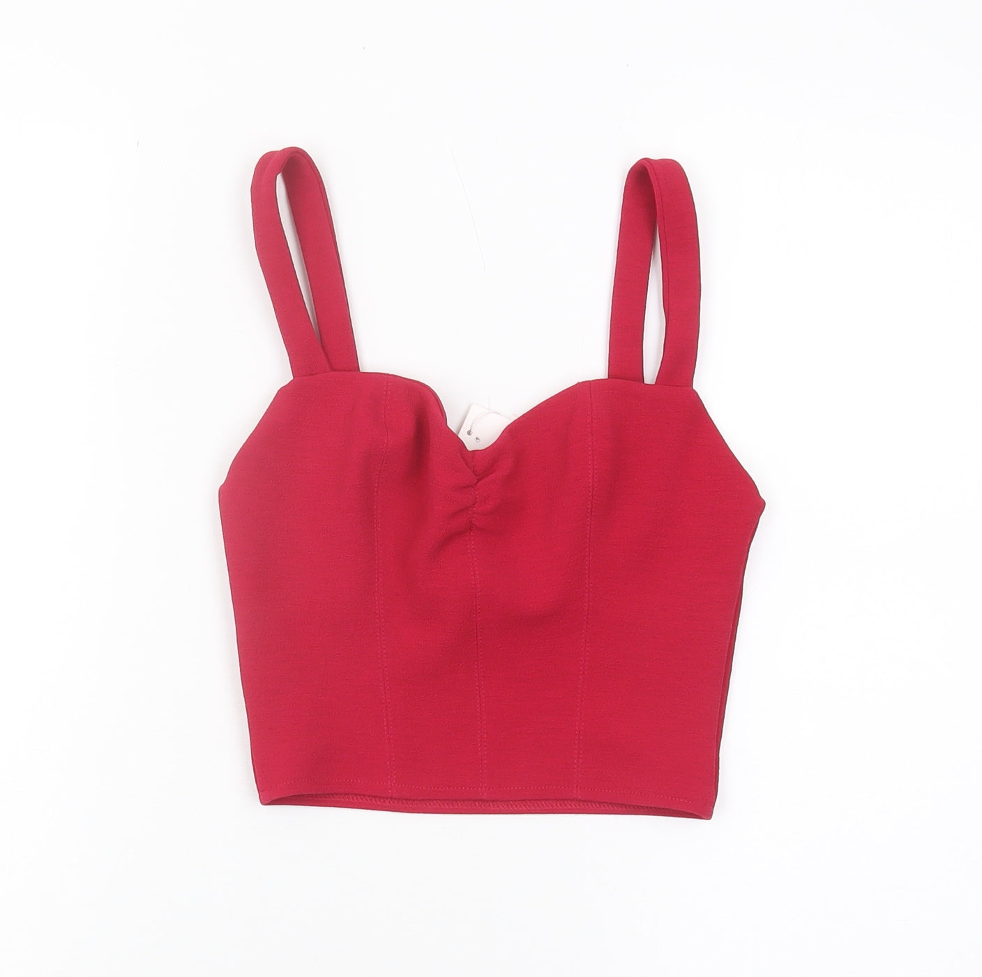 Zara Women's Red Camisole Tank Top Size S