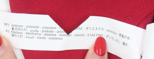 Zara Women's Red Camisole Tank Top Size S