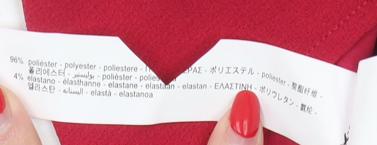 Zara Women's Red Camisole Tank Top Size S